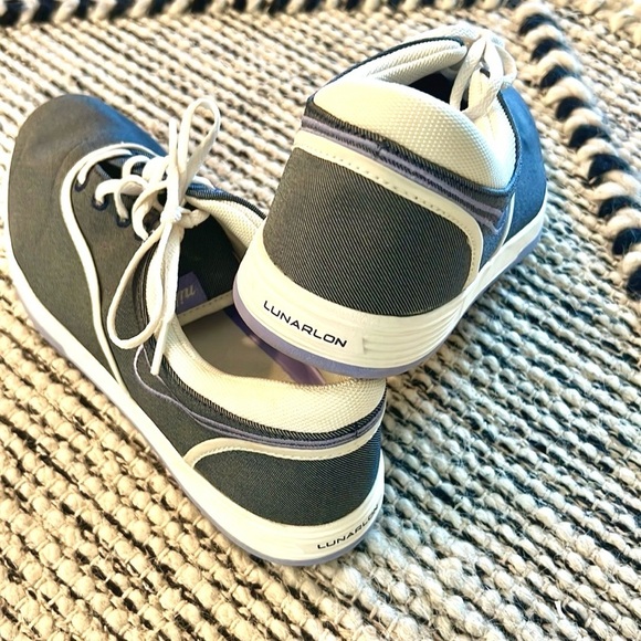 🔥Nike Lunarlon, Perfect Soft Grey Golf Shoes Excellent Condition,US 8.5 - Picture 7 of 10